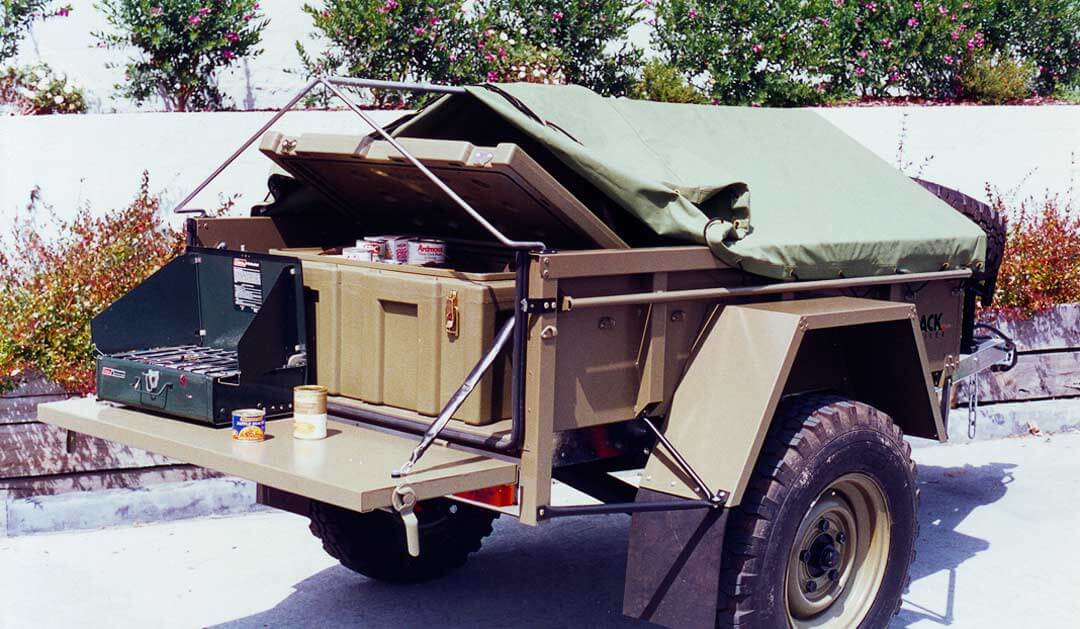 Mc2 Suspension on a tactile trailer